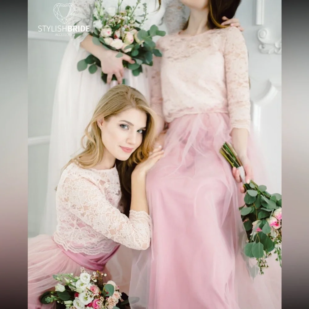 Stylish Bride Atelier lace top with satin cami - Picture 3 of 9